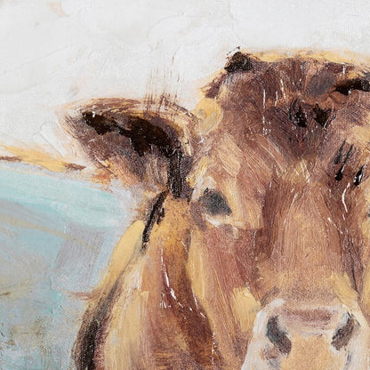 Mercana - Moo-ving IV by Ethan Harper a Hand Embellished Textured Canvas - 101848-S view 3