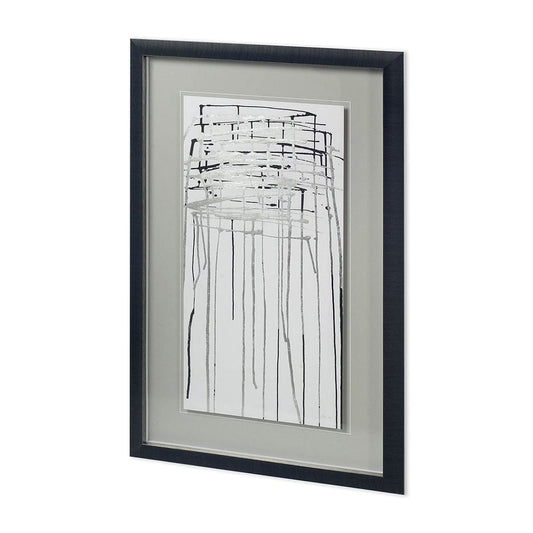 Mercana - Moon River by Studio M a handmade Original Framed Artwork under Glass - 11642 view 1