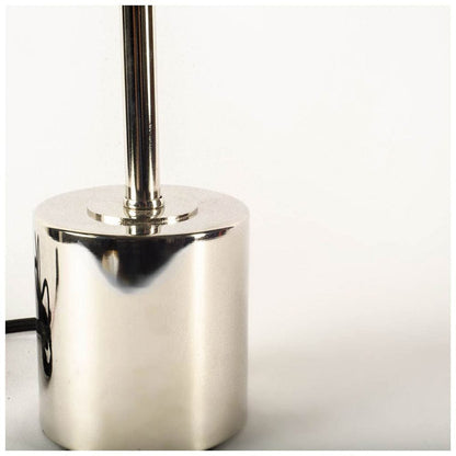 Mercana - Mooney 17.5"H Metallic-Silver Metal Shade-less Table Lamp - 65418_CLOSEOUT view 2