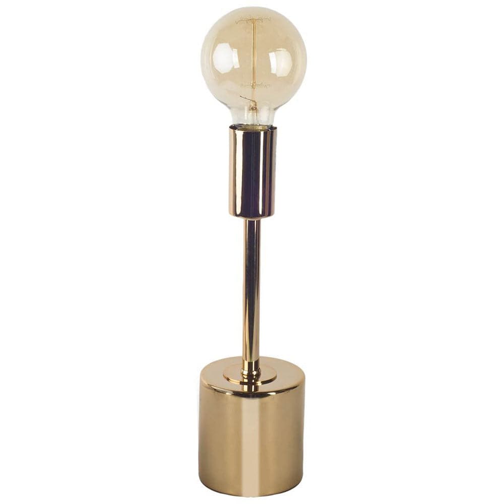 Mercana - Mooney I 17.5"H Metallic-Gold Metal Shade-less Table Lamp - 65417_CLOSEOUT view 1