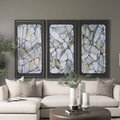 Mercana - Morning Light II by Mercana Studio a Hand Embellished Framed Art Print Matted under Glass - 15475 view 8
