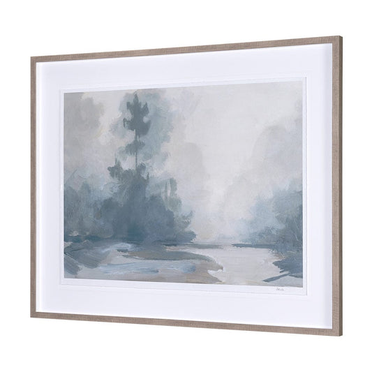 Mercana - Morning Light II by Mercana Studio a Hand Embellished Textured Framed Art Print Matted under Glass - 14964 view 2