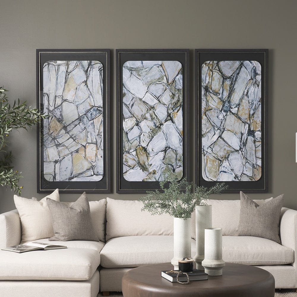 Mercana - Morning Light III by Mercana Studio a Hand Embellished Framed Art Print Matted under Glass - 15476 view 8