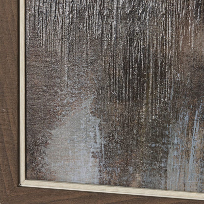 Mercana - Morning Mist by Mercana Studio a Hand Embellished Textured Framed Canvas - 102560-FL view 5