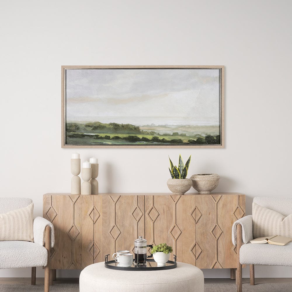Mercana - Morning Shadows by Mercana Studio a Hand Embellished Textured Framed Art Print - 15348 view 8