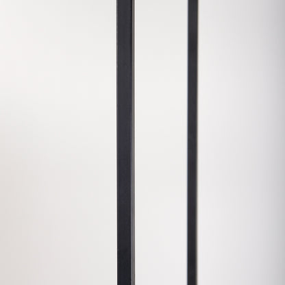 Mercana - Morris 47.0L x 15.0W x 75.0H Light Brown Wood w/ Black Metal Frame 6-Tier Shelving Unit - 69718 view 8