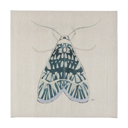 Mercana - Moth Blue I by Mercana Studio a Hand Embellished Textured Canvas - 102214-L view 1