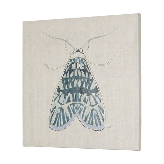 Mercana - Moth Blue I by Mercana Studio a Hand Embellished Textured Canvas - 102214-L view 2