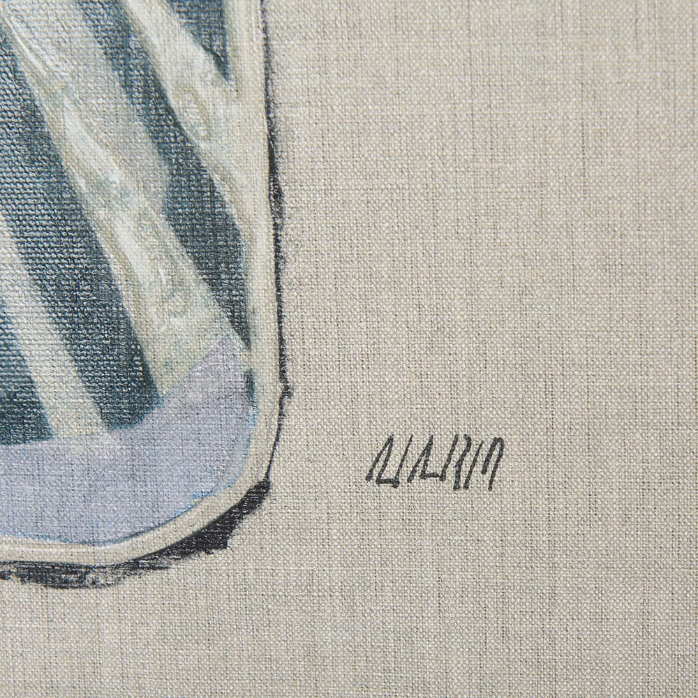 Mercana - Moth Blue I by Mercana Studio a Hand Embellished Textured Canvas - 102214-L view 6