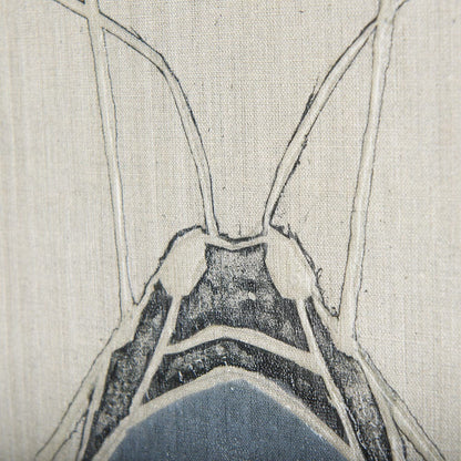 Mercana - Moth Blue II by Mercana Studio a Hand Embellished Textured Canvas - 102215-L view 7