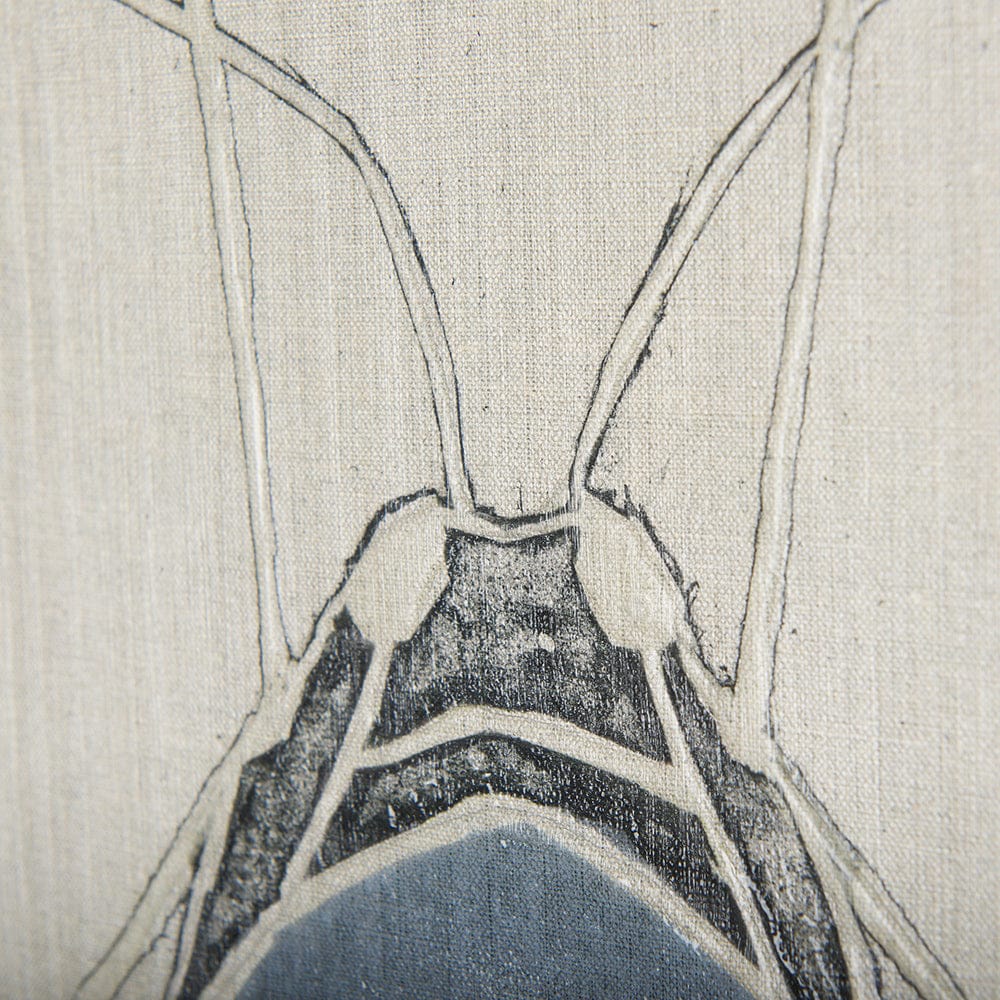 Mercana - Moth Blue II by Mercana Studio a Hand Embellished Textured Canvas - 102215-S view 8