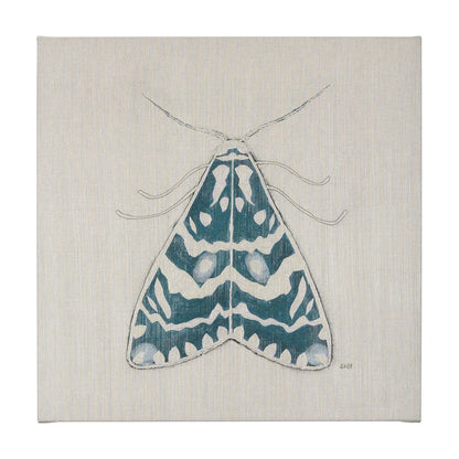 Mercana - Moth Blue III by Mercana Studio a Hand Embellished Textured Canvas - 102216-L view 1
