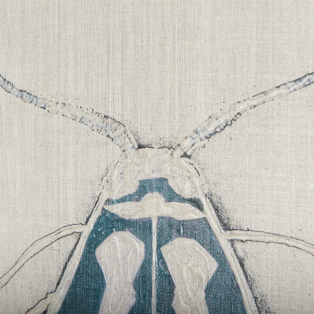 Mercana - Moth Blue III by Mercana Studio a Hand Embellished Textured Canvas - 102216-L view 8