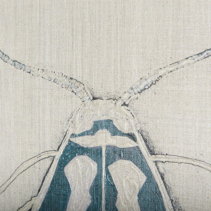 Mercana - Moth Blue III by Mercana Studio a Hand Embellished Textured Canvas - 102216-L view 8