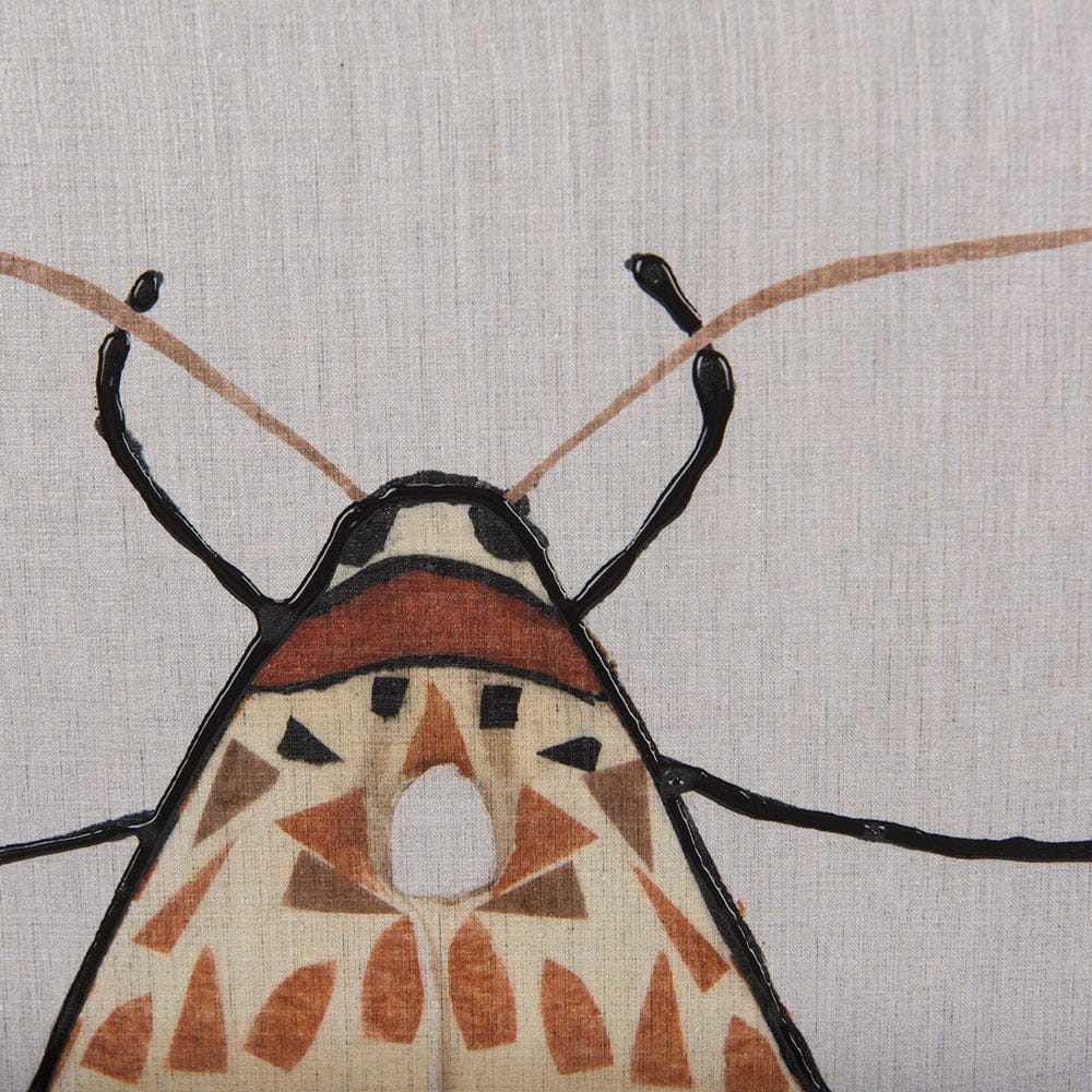 Mercana - Moth I by Mercana Studio a Hand Embellished Textured Framed Art Print - 14311 view 6