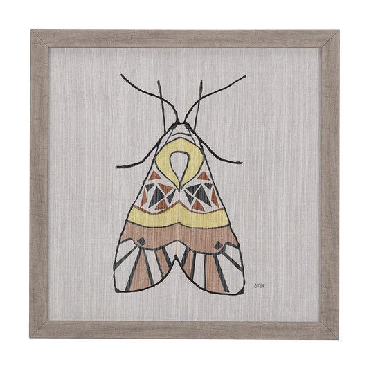 Mercana - Moth II by Mercana Studio a Hand Embellished Textured Framed Art Print - 14312 view 1
