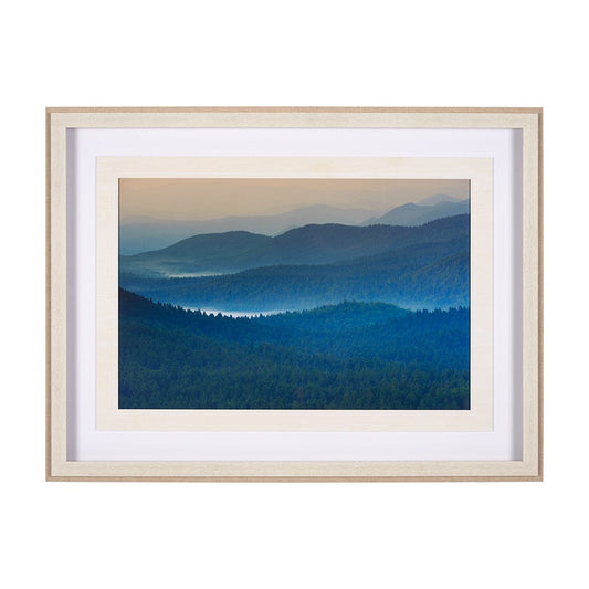 Mercana - Mountain Fade by Staffan Widstrand a Hand Embellished Textured Framed Art Photo Matted under Glass - 11819 view 1