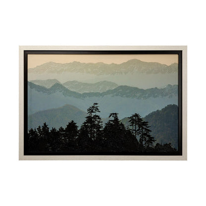Mercana - Mountain Light by Wild Wonders of ChinHand Embellished Textured Framed Art Print Matted under Glass - 13685 view 1