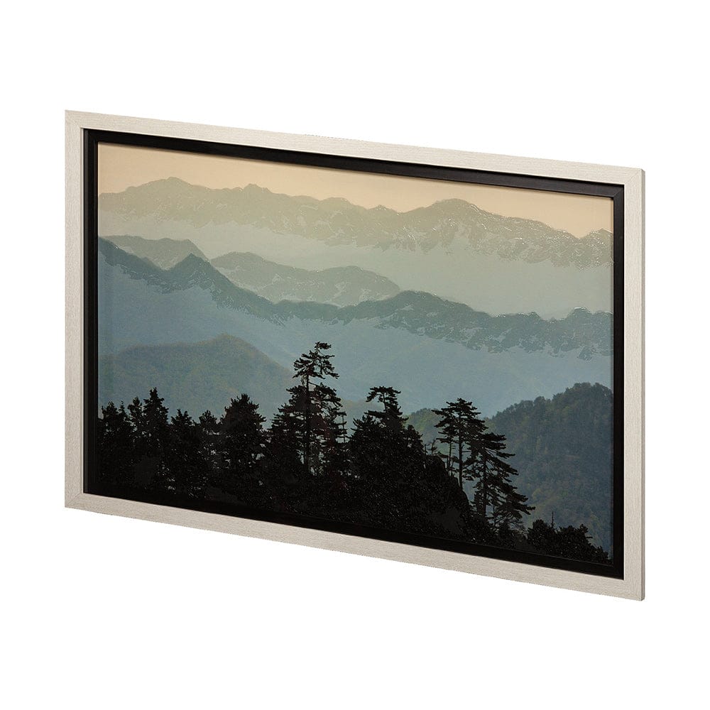 Mercana - Mountain Light by Wild Wonders of ChinHand Embellished Textured Framed Art Print Matted under Glass - 13685 view 2