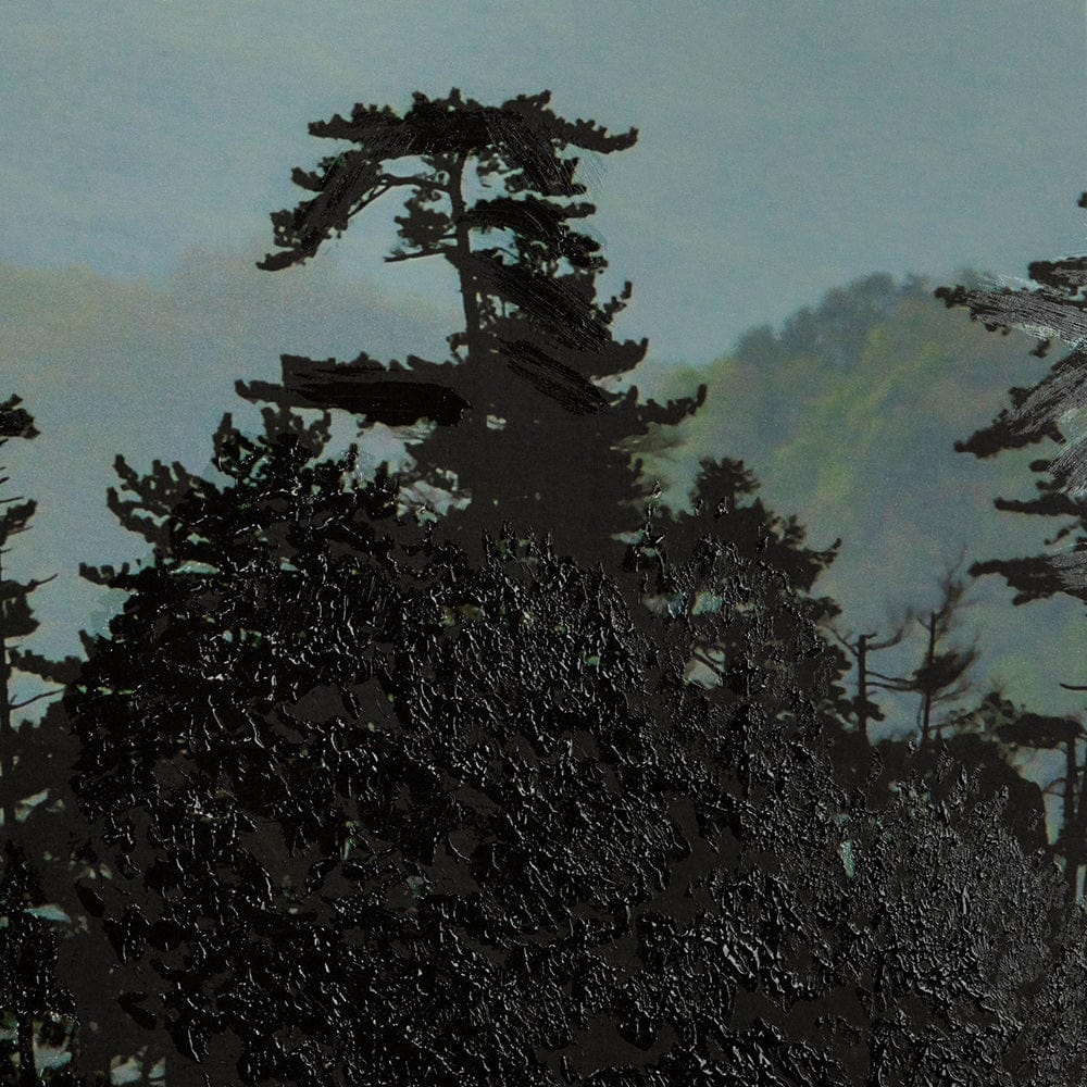 Mercana - Mountain Light by Wild Wonders of ChinHand Embellished Textured Framed Art Print Matted under Glass - 13685 view 7