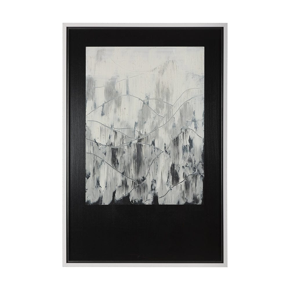 Mercana - Mountain Shades I by Mercana Studio a Hand Embellished Textured Framed Art Print Matted under Glass - 14897 view 1