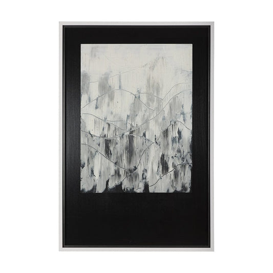 Mercana - Mountain Shades I by Mercana Studio a Hand Embellished Textured Framed Art Print Matted under Glass - 14897 view 1