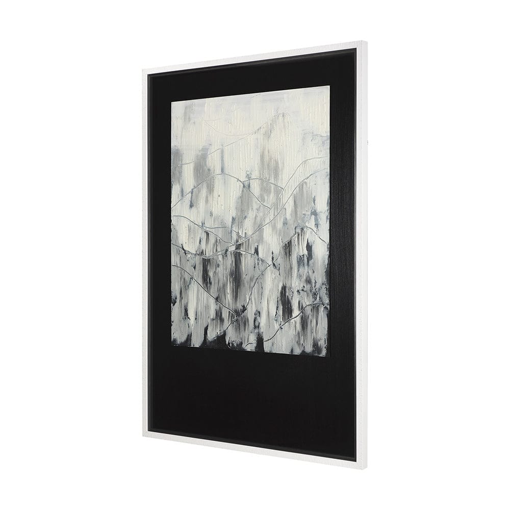 Mercana - Mountain Shades I by Mercana Studio a Hand Embellished Textured Framed Art Print Matted under Glass - 14897 view 2