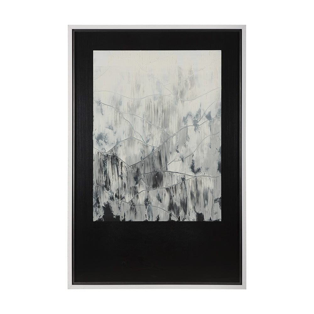Mercana - Mountain Shades II by Mercana Studio a Hand Embellished Textured Framed Art Print Matted under Glass - 14898 view 1
