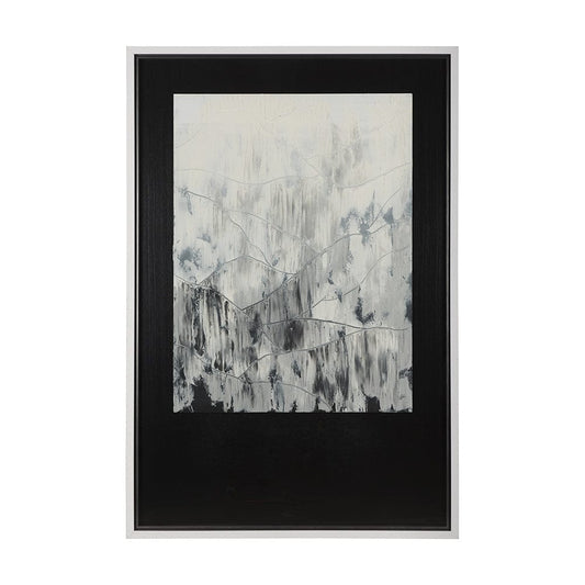 Mercana - Mountain Shades II by Mercana Studio a Hand Embellished Textured Framed Art Print Matted under Glass - 14898 view 1