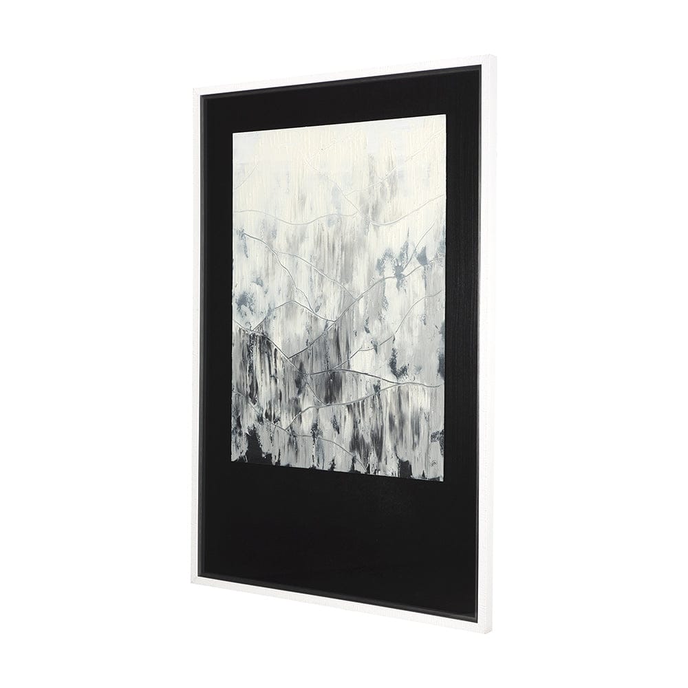 Mercana - Mountain Shades II by Mercana Studio a Hand Embellished Textured Framed Art Print Matted under Glass - 14898 view 2