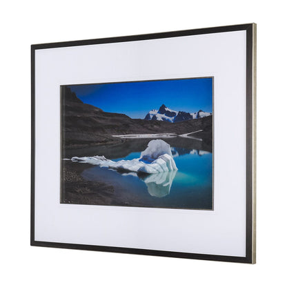 Mercana - Mountain Top Thaw by Chad Mackay a Hand Embellished Textured Framed Art Print Matted under Glass - 14883 view 2