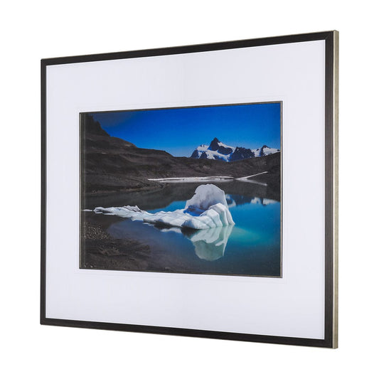 Mercana - Mountain Top Thaw by Chad Mackay a Hand Embellished Textured Framed Art Print Matted under Glass - 14883 view 2