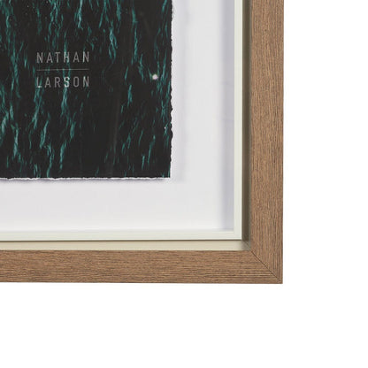 Mercana - Move Gently II by Nathan Larson a Hand Embellished Framed Art Print Matted under Glass - 15827 view 3