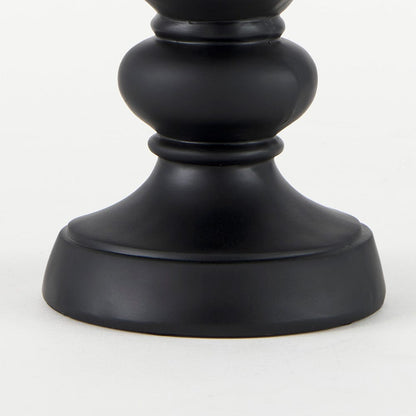 Mercana - Mozart 8.2L x 6.0W x 22.5H Black Painted Resin Deer Bust - 69288 view 8