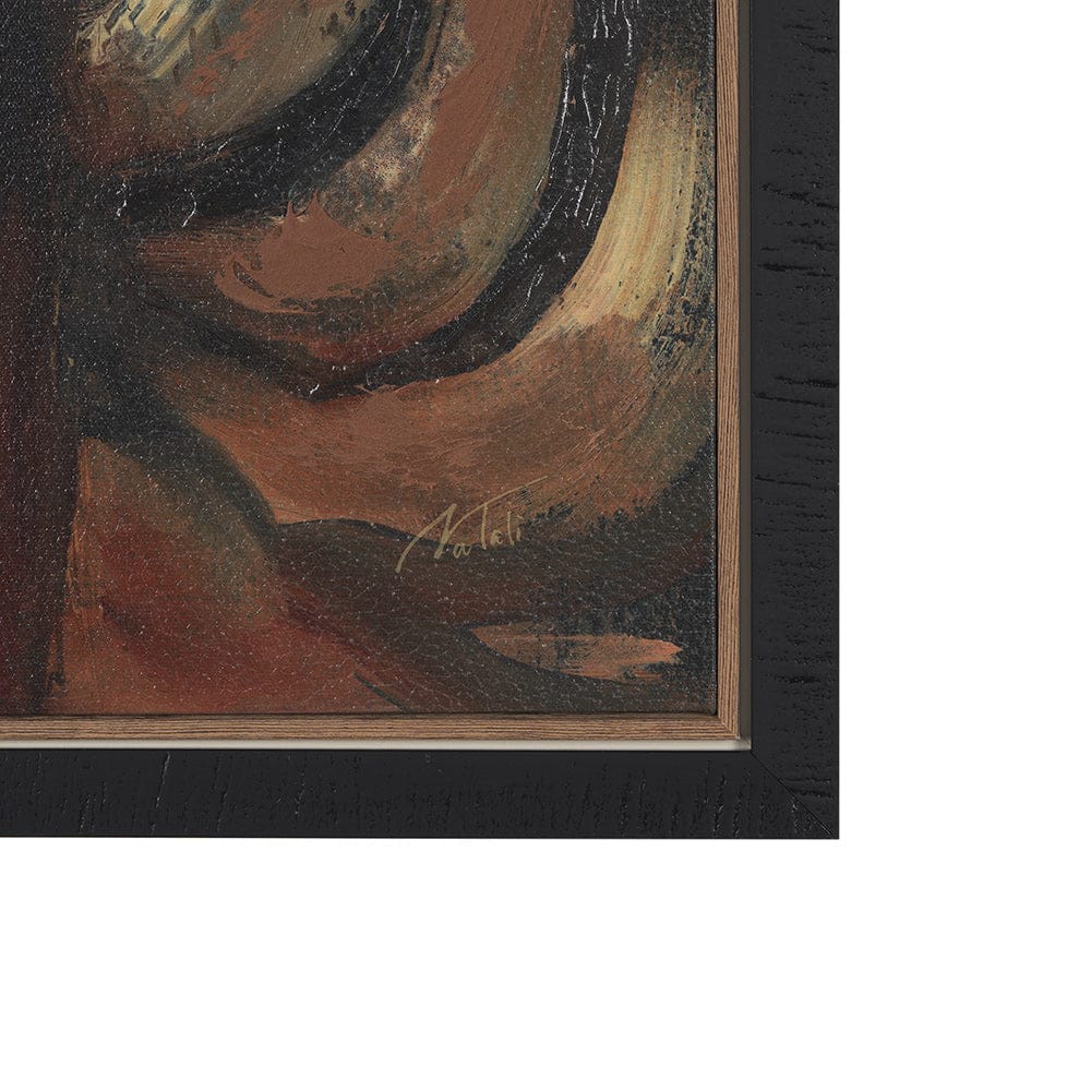 Mercana - Mud Cloth Head Scarf I by Mercana Studio a Hand Embellished Textured Framed Canvas - 102653-FS view 3
