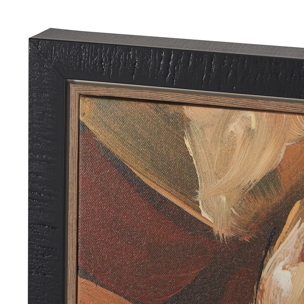 Mercana - Mud Cloth Head Scarf I by Mercana Studio a Hand Embellished Textured Framed Canvas - 102653-FS view 4