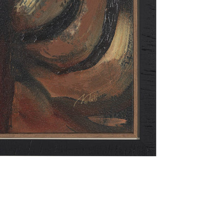 Mercana - Mud Cloth Head Scarf II by Mercana Studio a Hand Embellished Textured Framed Canvas - 102654-FS view 3
