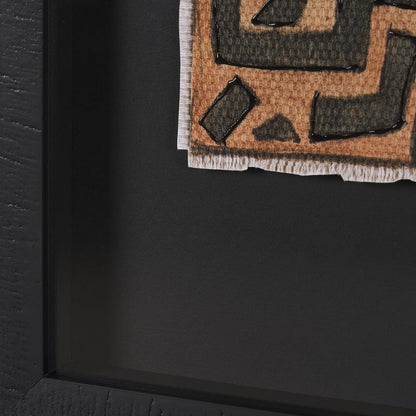 Mercana - Mud Cloth Tapestry I by Mercana Studio a Hand Embellished Framed Art Print Matted under Glass - 15689 view 5