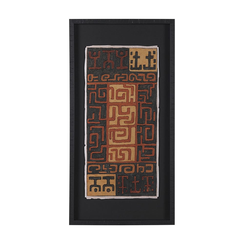 Mercana - Mud Cloth Tapestry II by Mercana Studio a Hand Embellished Framed Art Print Matted under Glass - 15690 view 1