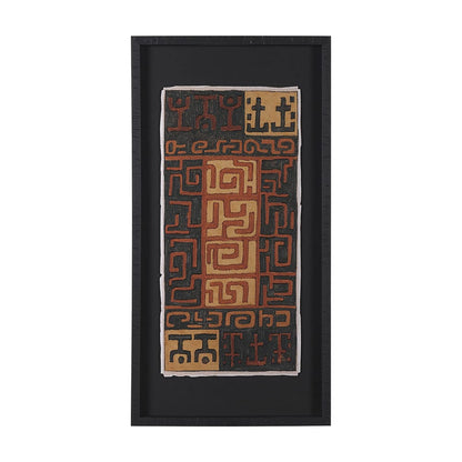 Mercana - Mud Cloth Tapestry II by Mercana Studio a Hand Embellished Framed Art Print Matted under Glass - 15690 view 1