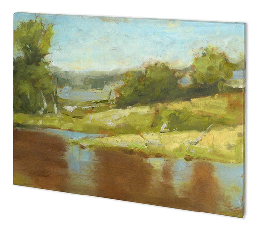 Mercana - Muddy River I by Ethan Harper a Hand Embellished Textured Canvas - 100858-L view 1