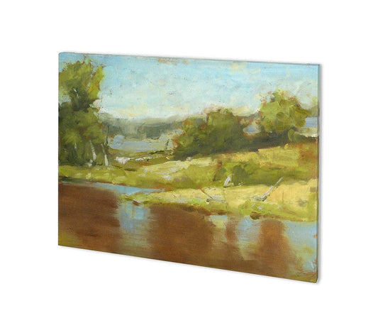 Mercana - Muddy River I by Ethan Harper a Hand Embellished Textured Canvas - 100858-S view 1