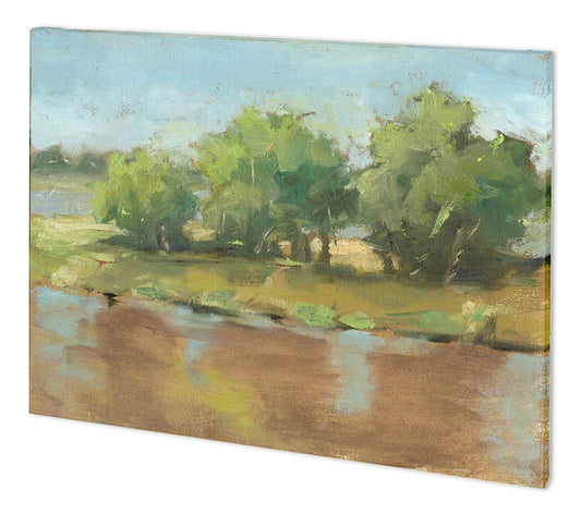 Mercana - Muddy River II by Ethan Harper a Hand Embellished Textured Canvas - 100859-L view 1