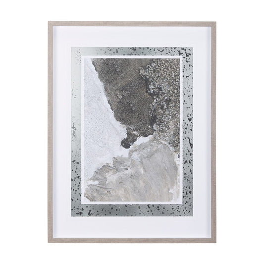 Mercana - Mudslide I by Mercana Studio a Hand Embellished Textured Framed Art Print Matted under Glass - 14238 view 1