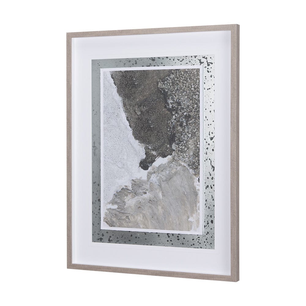 Mercana - Mudslide I by Mercana Studio a Hand Embellished Textured Framed Art Print Matted under Glass - 14238 view 2