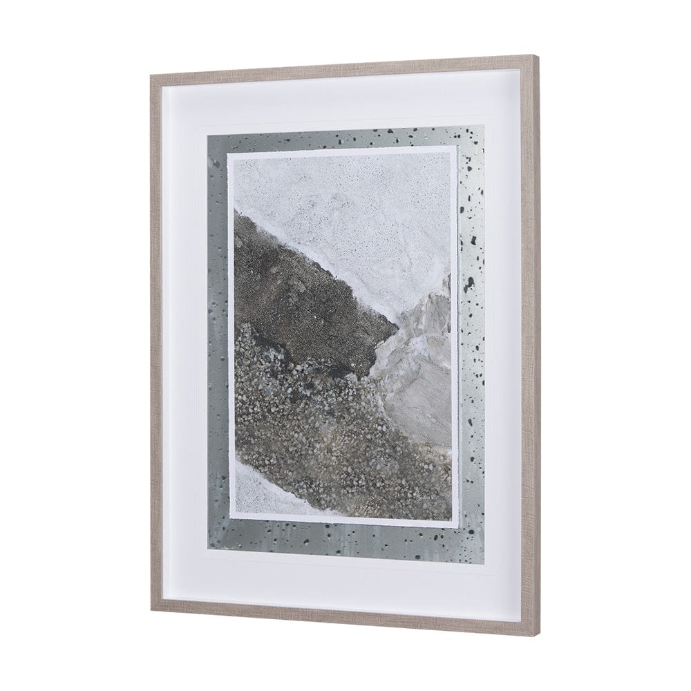 Mercana - Mudslide II by Mercana Studio a Hand Embellished Textured Framed Art Print Matted under Glass - 14239 view 2