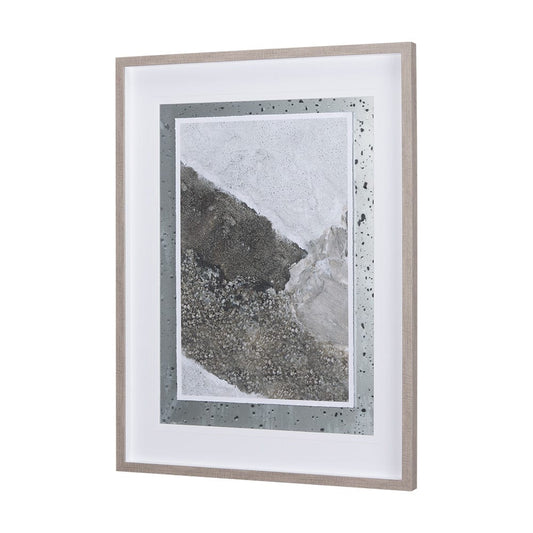Mercana - Mudslide II by Mercana Studio a Hand Embellished Textured Framed Art Print Matted under Glass - 14239 view 2