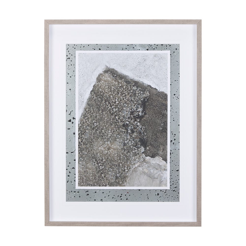 Mercana - Mudslide III by Mercana Studio a Hand Embellished Textured Framed Art Print Matted under Glass - 14240 view 1