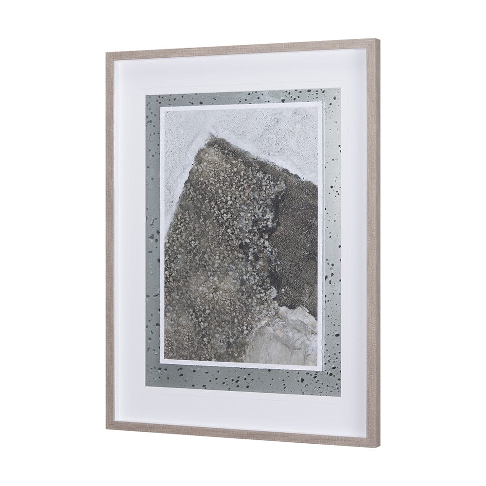 Mercana - Mudslide III by Mercana Studio a Hand Embellished Textured Framed Art Print Matted under Glass - 14240 view 2