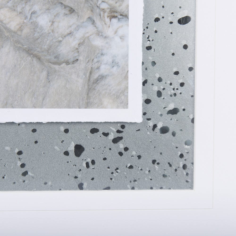 Mercana - Mudslide III by Mercana Studio a Hand Embellished Textured Framed Art Print Matted under Glass - 14240 view 6